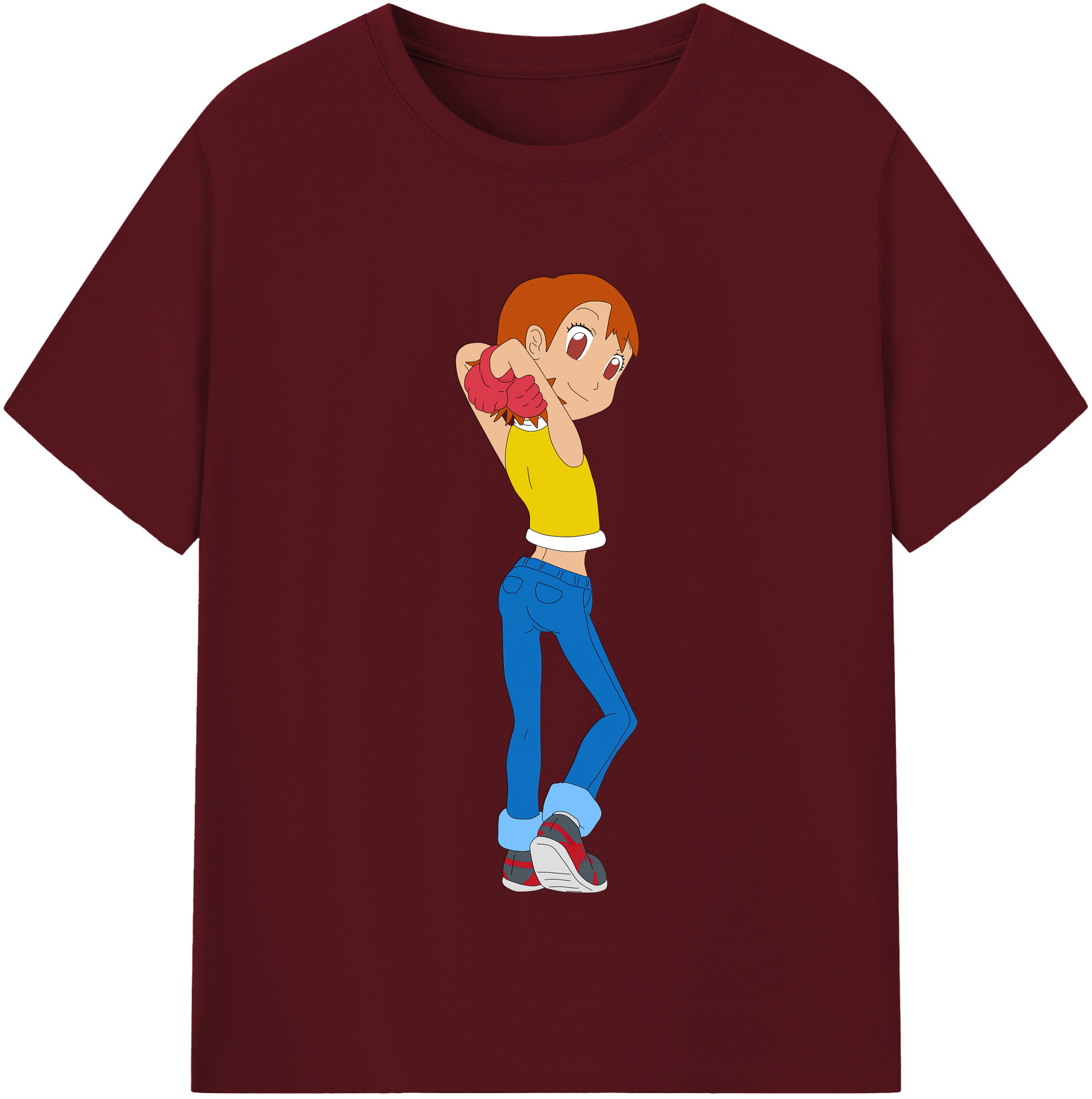 （画像用） Digimon デジタルモンスター/デジモン 綿100％半袖Tシャツ（フロントプリント）